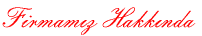 Firmam�z Hakk�nda 